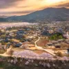 Andong, Panoramic view of Hahoe Folk Village