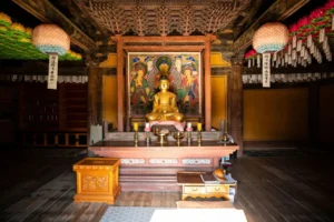 Buddha statue at Bongjeongsa Temple