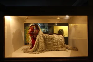 Lion display at Hahoe World Mask Museum